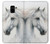 S4025 White Horse Painting Case For Samsung Galaxy A8 (2018)