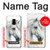 S4025 White Horse Painting Case For Samsung Galaxy A8 (2018)
