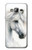 S4025 White Horse Painting Case For Samsung Galaxy J3 (2016)
