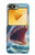 S4004 Oil Color Painting Giant Shark Case For Samsung Galaxy Z Flip 6, Flip 7 FE