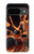 S3985 Fire Skull Drummer Case For Google Pixel 9 S3985 Fire Skull Drummer Case For Google Pixel 9
