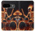 S3985 Fire Skull Drummer Case For Google Pixel 9 S3985 Fire Skull Drummer Case For Google Pixel 9