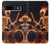 S3985 Fire Skull Drummer Case For Google Pixel 8a