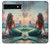 S4006 Oil Painting Mermaid Case For Google Pixel 6a