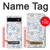 S4013 Seamless Cute Ghost Pattern Case For Google Pixel 6a