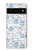 S4013 Seamless Cute Ghost Pattern Case For Google Pixel 6