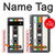 S4023 Vintage Rainbow Compact Cassette Case For Google Pixel 6