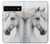 S4025 White Horse Painting Case For Google Pixel 6 Pro