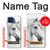 S4025 White Horse Painting Case For Motorola One 5G