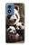 S4008 Panda Family Case For Motorola Moto G Play 4G (2024)