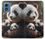 S4008 Panda Family Case For Motorola Moto G Play 4G (2024)