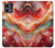 S4012 Red Marble Gold Veins Case For Motorola Moto G Stylus 5G (2023)