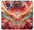 S4012 Red Marble Gold Veins Case For Motorola Moto G Play (2021)