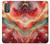 S4012 Red Marble Gold Veins Case For Motorola Moto G Power 2022, G Play 2023