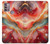 S4012 Red Marble Gold Veins Case For Motorola Moto G30, G20, G10