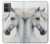 S4025 White Horse Painting Case For Motorola Moto G14