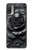 S3969 Black Rose Hard Brush Stroke Case For Motorola Moto E20,E30,E40