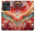 S4012 Red Marble Gold Veins Case For Motorola Edge 50 Ultra
