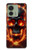 S3986 Fire Skull Case For Motorola Edge (2023), Edge 40