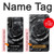S3969 Black Rose Hard Brush Stroke Case For Sony Xperia 1 III