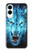 S0752 Blue Fire Grim Wolf Case For Samsung Galaxy S25 Edge