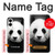 S1072 Panda Bear Case For Samsung Galaxy S25 Edge