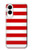 S2364 Red and White Striped Case For Samsung Galaxy S25 Edge
