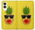 S2443 Funny Pineapple Sunglasses Kiss Case For Samsung Galaxy S25 Edge