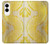 S2713 Yellow Snake Skin Graphic Printed Case For Samsung Galaxy S25 Edge