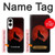 S2955 Wolf Howling Red Moon Case For Samsung Galaxy S25 Edge