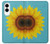S3039 Vintage Sunflower Blue Case For Samsung Galaxy S25 Edge