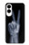 S3101 X-ray Peace Sign Fingers Case For Samsung Galaxy S25 Edge