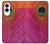 S3201 Pink Peacock Feather Case For Samsung Galaxy S25 Edge