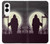 S3262 Grim Reaper Night Moon Cemetery Case For Samsung Galaxy S25 Edge