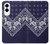 S3357 Navy Blue Bandana Pattern Case For Samsung Galaxy S25 Edge