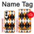 S3421 Black Orange White Argyle Plaid Case For Samsung Galaxy S25 Edge