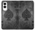 S3446 Black Ace Spade Case For Samsung Galaxy S25 Edge