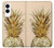 S3490 Gold Pineapple Case For Samsung Galaxy S25 Edge