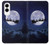 S3508 Xmas Santa Moon Case For Samsung Galaxy S25 Edge
