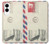 S3551 Vintage Airmail Envelope Art Case For Samsung Galaxy S25 Edge