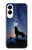 S3555 Wolf Howling Million Star Case For Samsung Galaxy S25 Edge