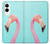S3708 Pink Flamingo Case For Samsung Galaxy S25 Edge