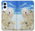 S3794 Arctic Polar Bear and Seal Paint Case For Samsung Galaxy S25 Edge