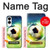 S3844 Glowing Football Soccer Ball Case For Samsung Galaxy S25 Edge
