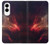 S3897 Red Nebula Space Case For Samsung Galaxy S25 Edge