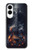S3972 Burned Acoustic Guitar Graphic Case For Samsung Galaxy S25 Edge