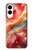 S4012 Red Marble Gold Veins Case For Samsung Galaxy S25 Edge