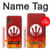 S2803 Fire Red Devil Spear Symbol Case For Samsung Galaxy XCover7
