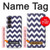 S2345 Navy Blue Shavron Zig Zag Pattern Case For Sony Xperia 1 VII