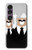 S3557 Bear in Black Suit Case For Sony Xperia 1 VII